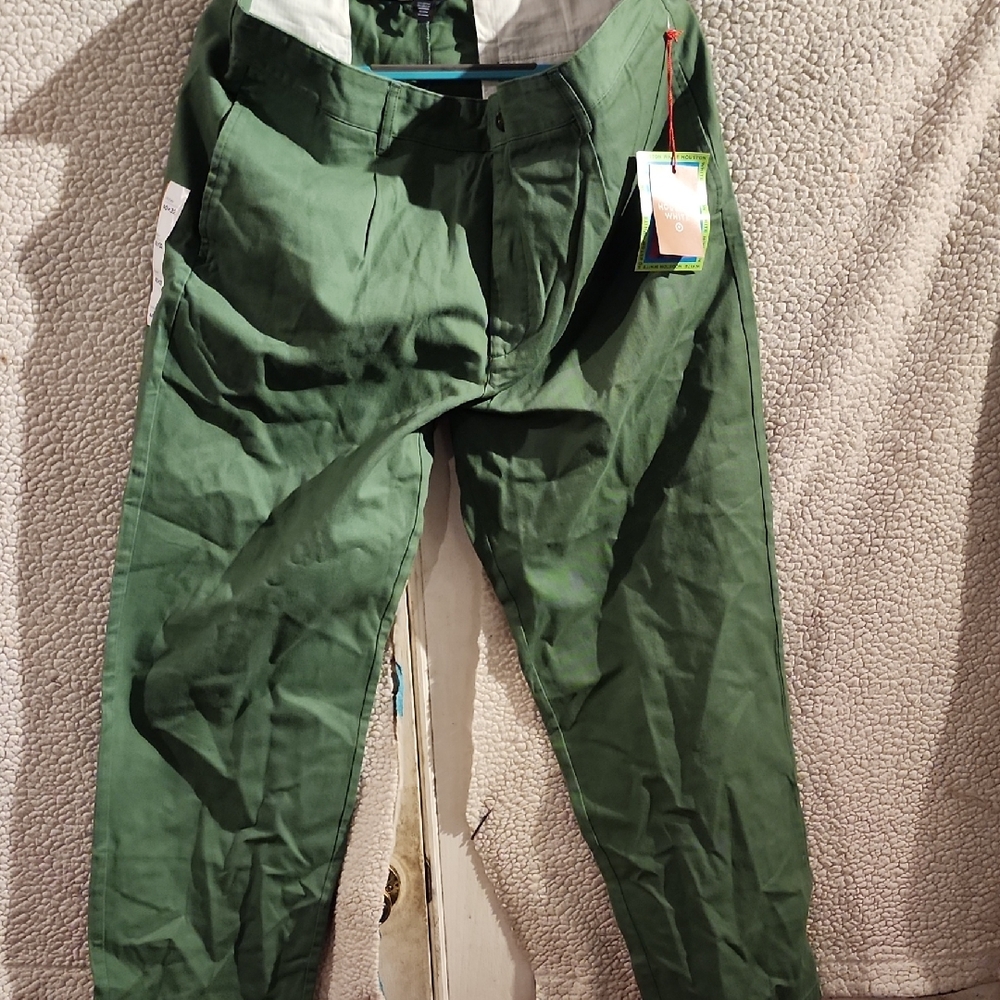 Classic Green Chinos for Men